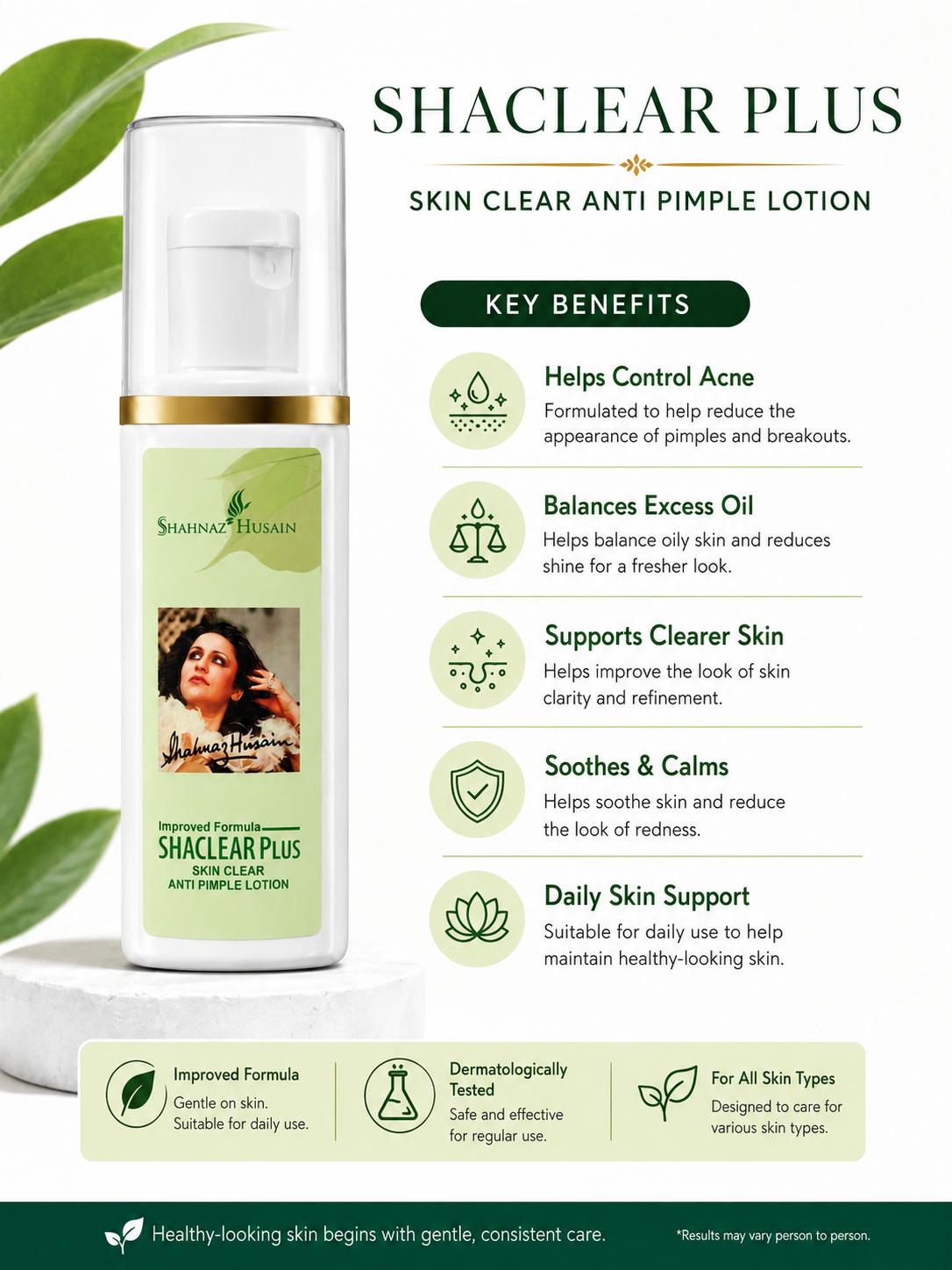 Shahnaz Husain Shaclear Plus Skin Clear Anti-Pimple Lotion