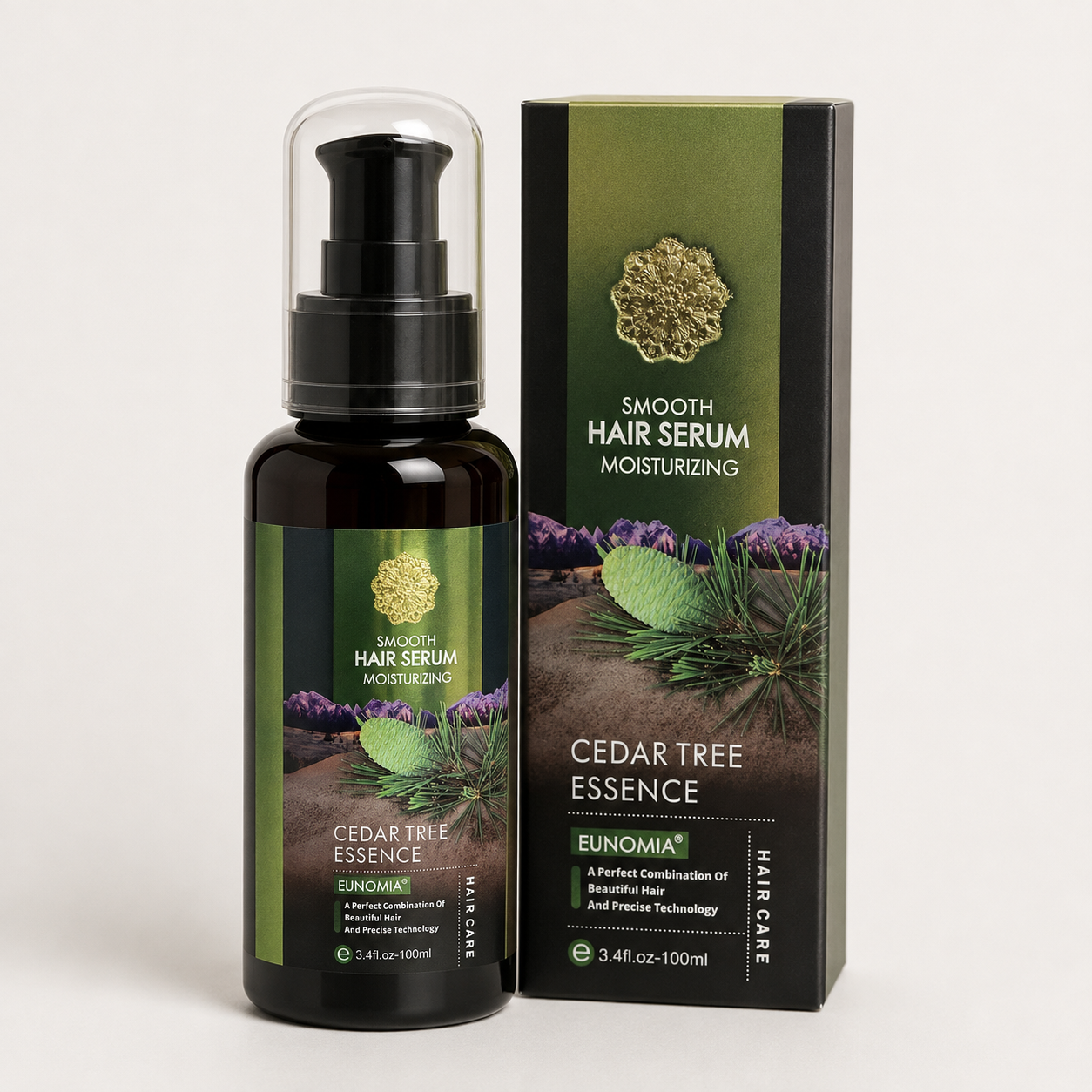 Eunomia Cedar Tree Essence Smooth Moisturising Hair Serum – 100ml