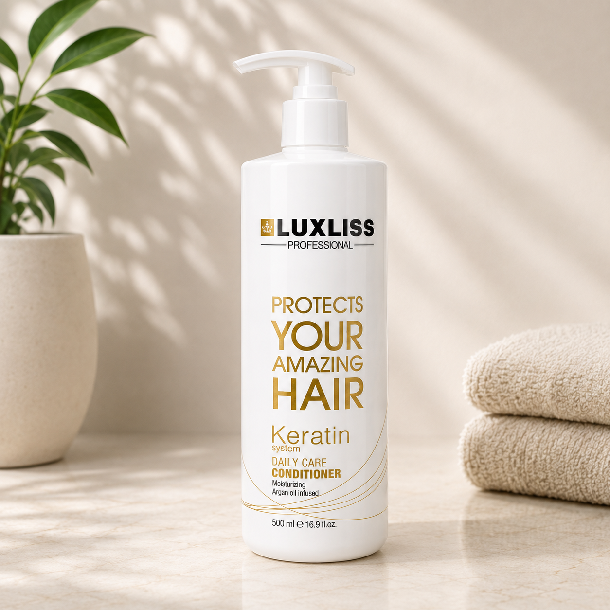 Luxliss Professional Keratin Daily Care Conditioner (500ml)
