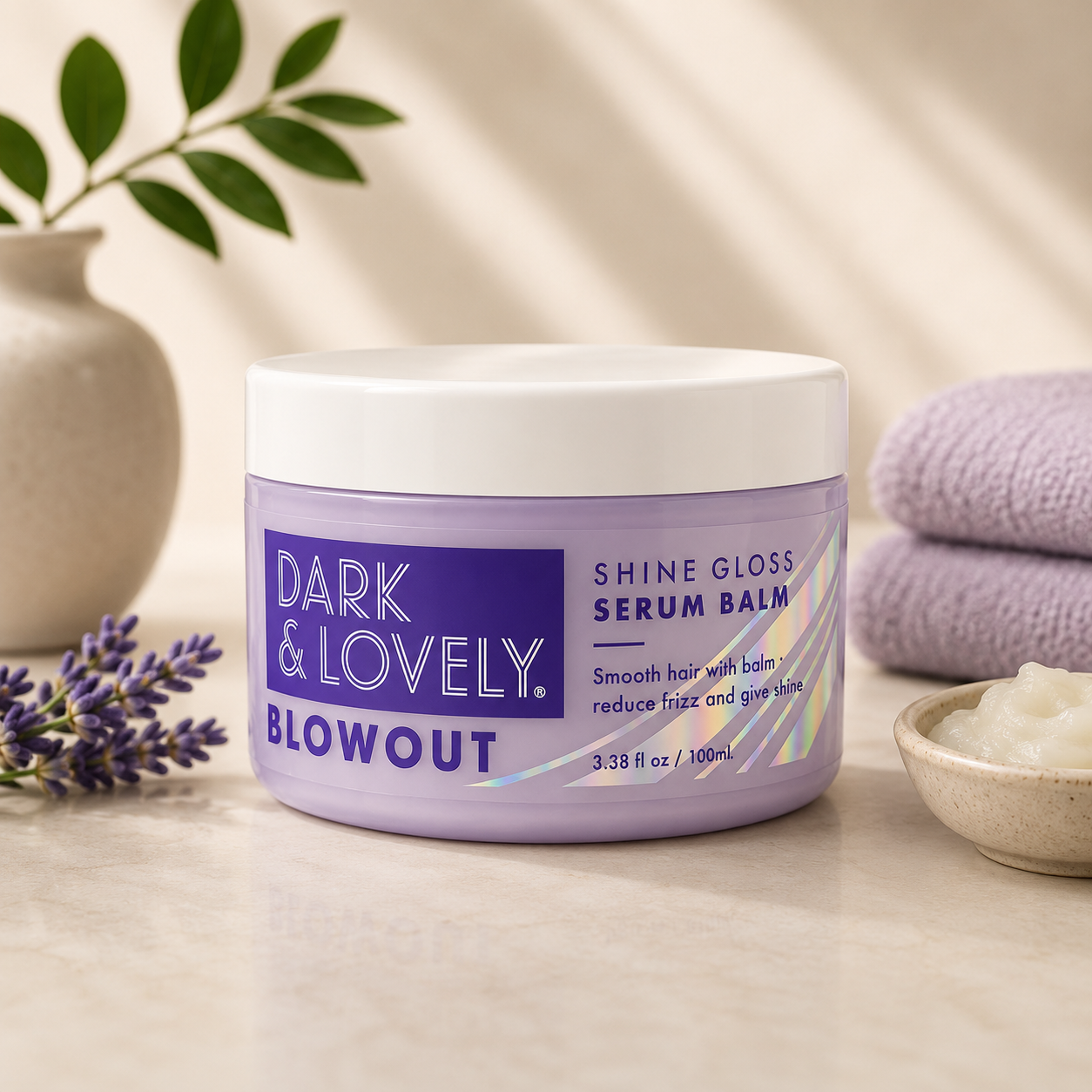 Dark & Lovely Blowout Shine Gloss Serum Balm