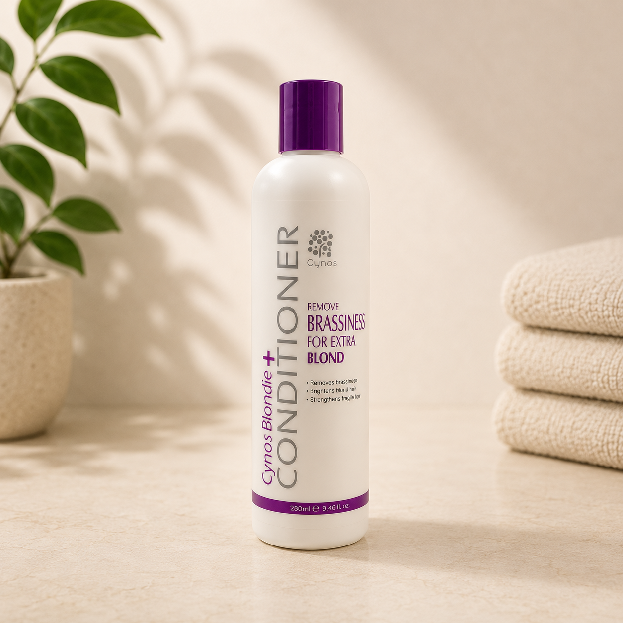 Cynos Blondie+ Anti-Brassy Purple Conditioner (280ml)