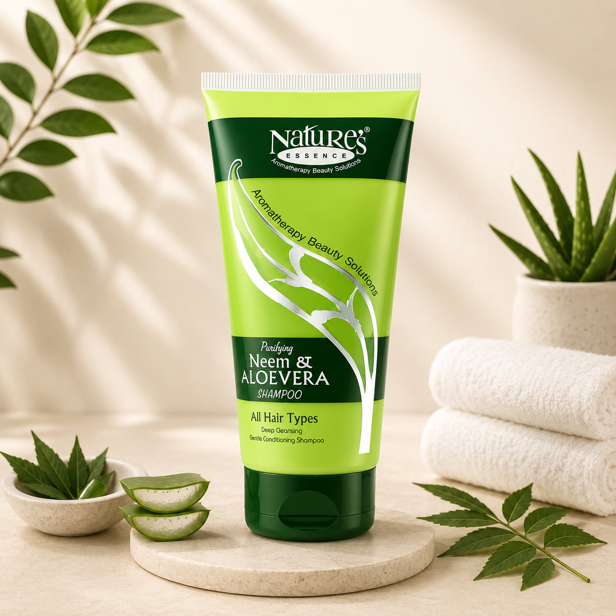 Nature’s Essence Purifying Neem & Aloe Vera Shampoo