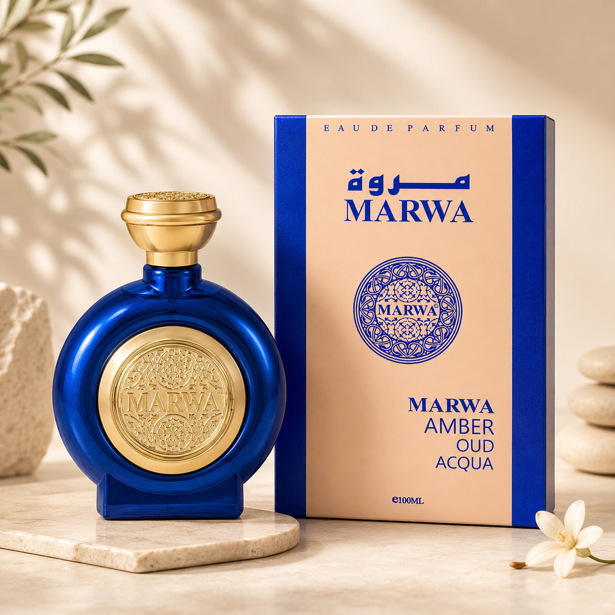 Marwa Amber Oud Acqua Eau de Parfum (100ml)