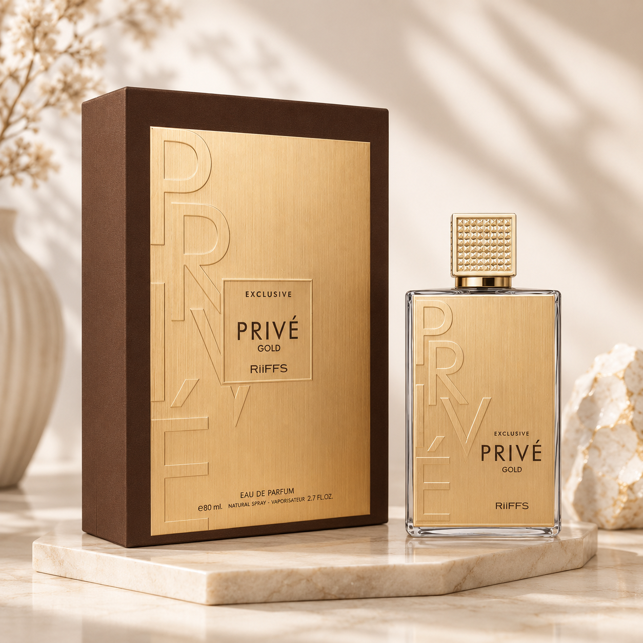 Experience Pure Opulence: Riiffs Exclusive Privé Gold Eau De Parfum