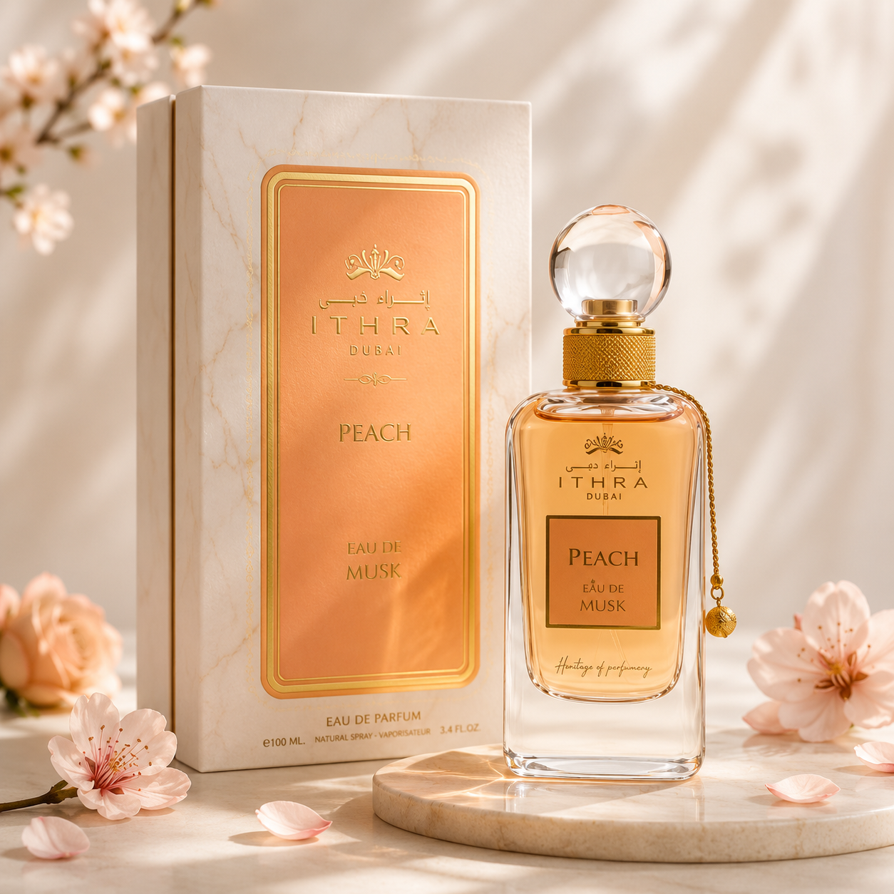 Ard Al Zaafaran Ithra Dubai Peach Musk Eau de Parfum (100ml)