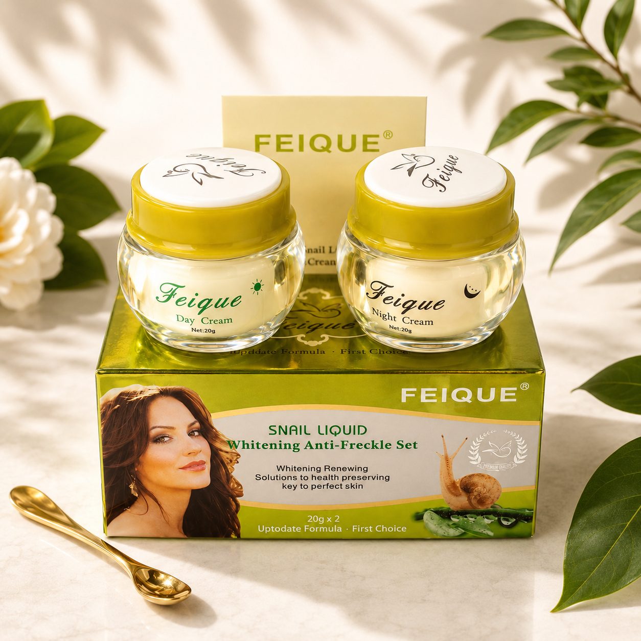 Feique Snail Liquid Whitening Anti-Freckle Set