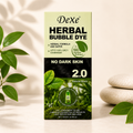 Dexe Herbal Bubble Hair Dye Shampoo 2.0 – Natural Black Hair Color | 100% Grey Coverage | Herbal Formula | No Ammonia