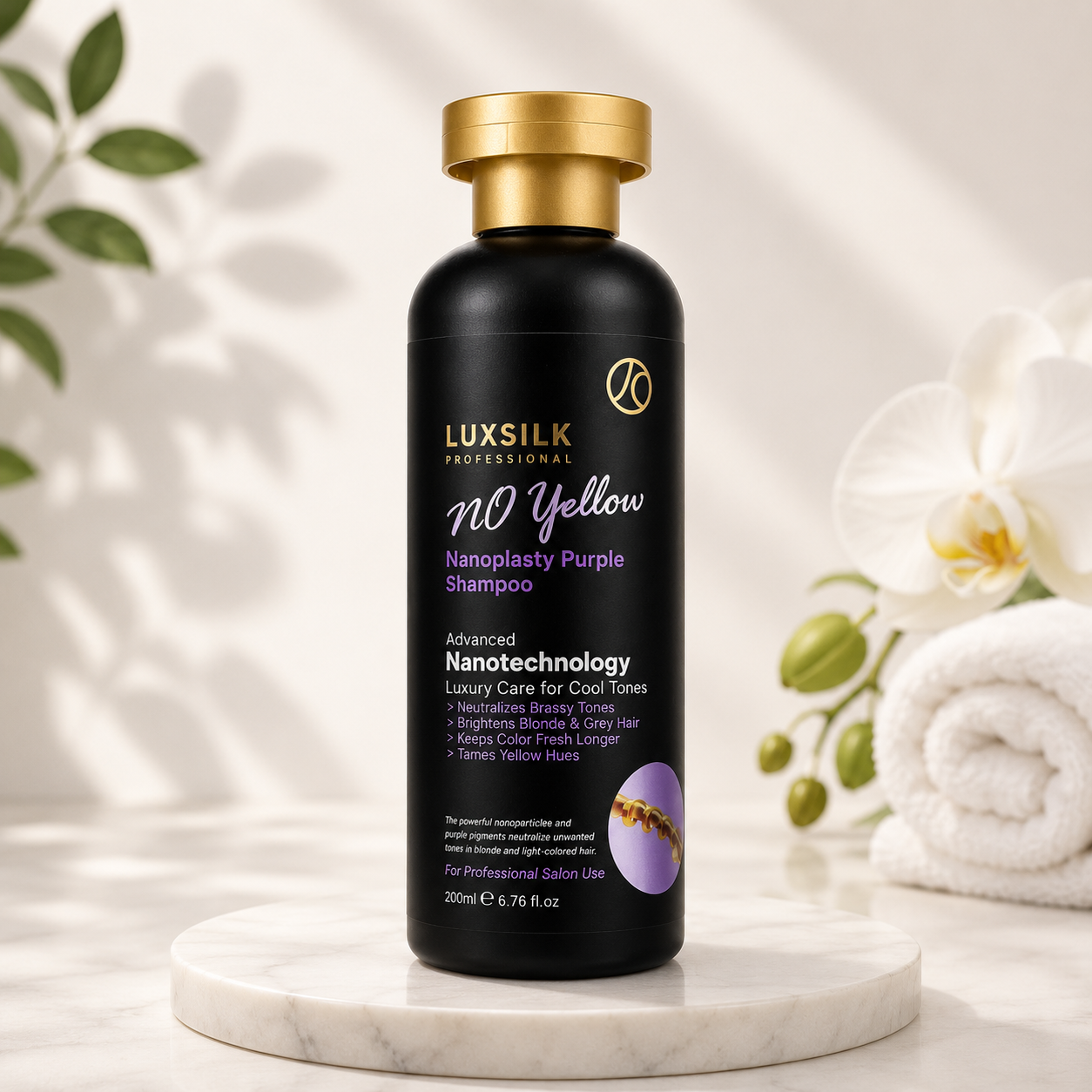 LUXSILK No Yellow Nanoplasty Purple Treatment (200 ml)