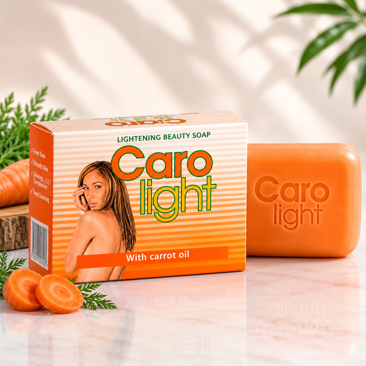 Caro Light Lightening Beauty Soap with Carrot Oil (180g)