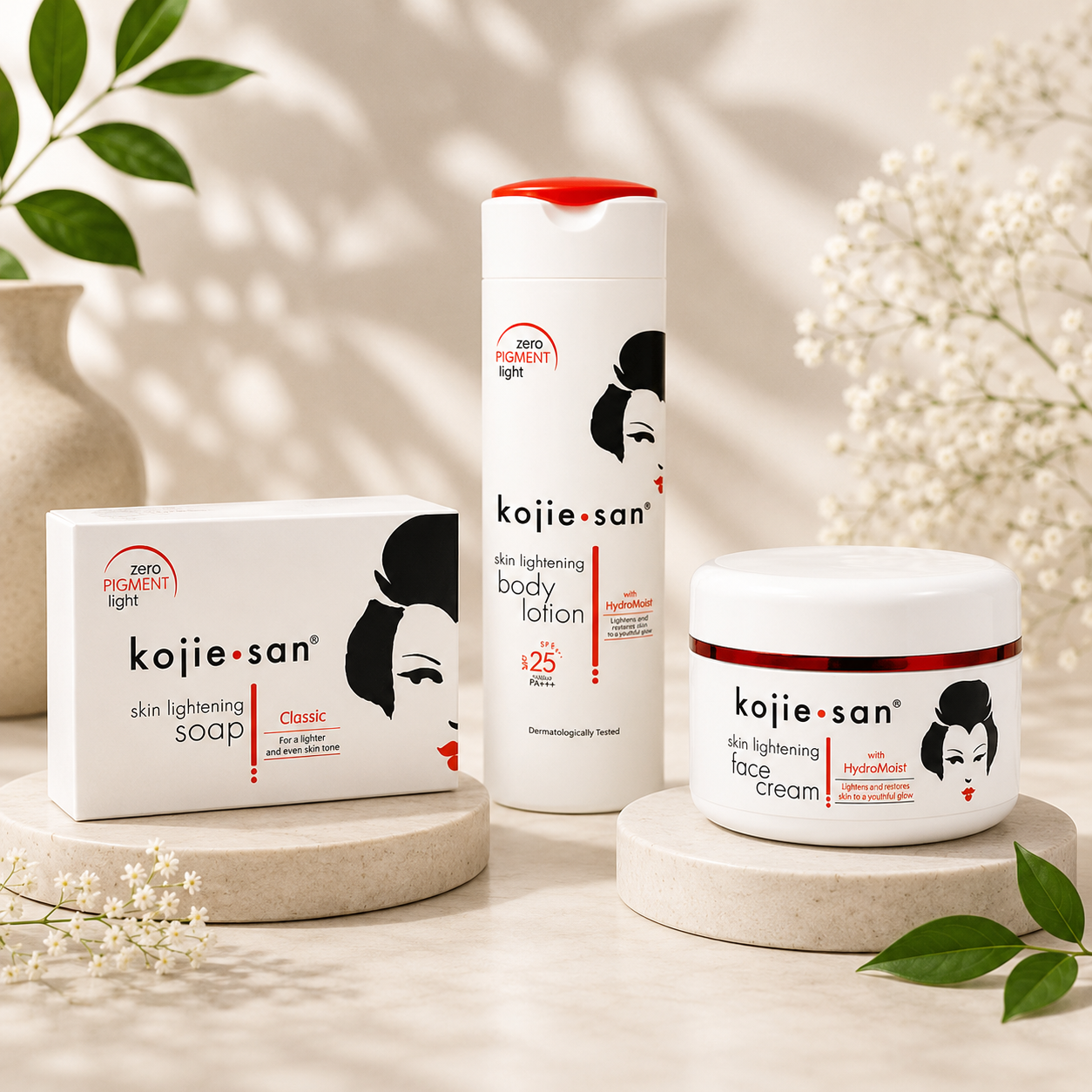 Kojie San Skin Lightening Trio: The Ultimate Tone-Correcting System