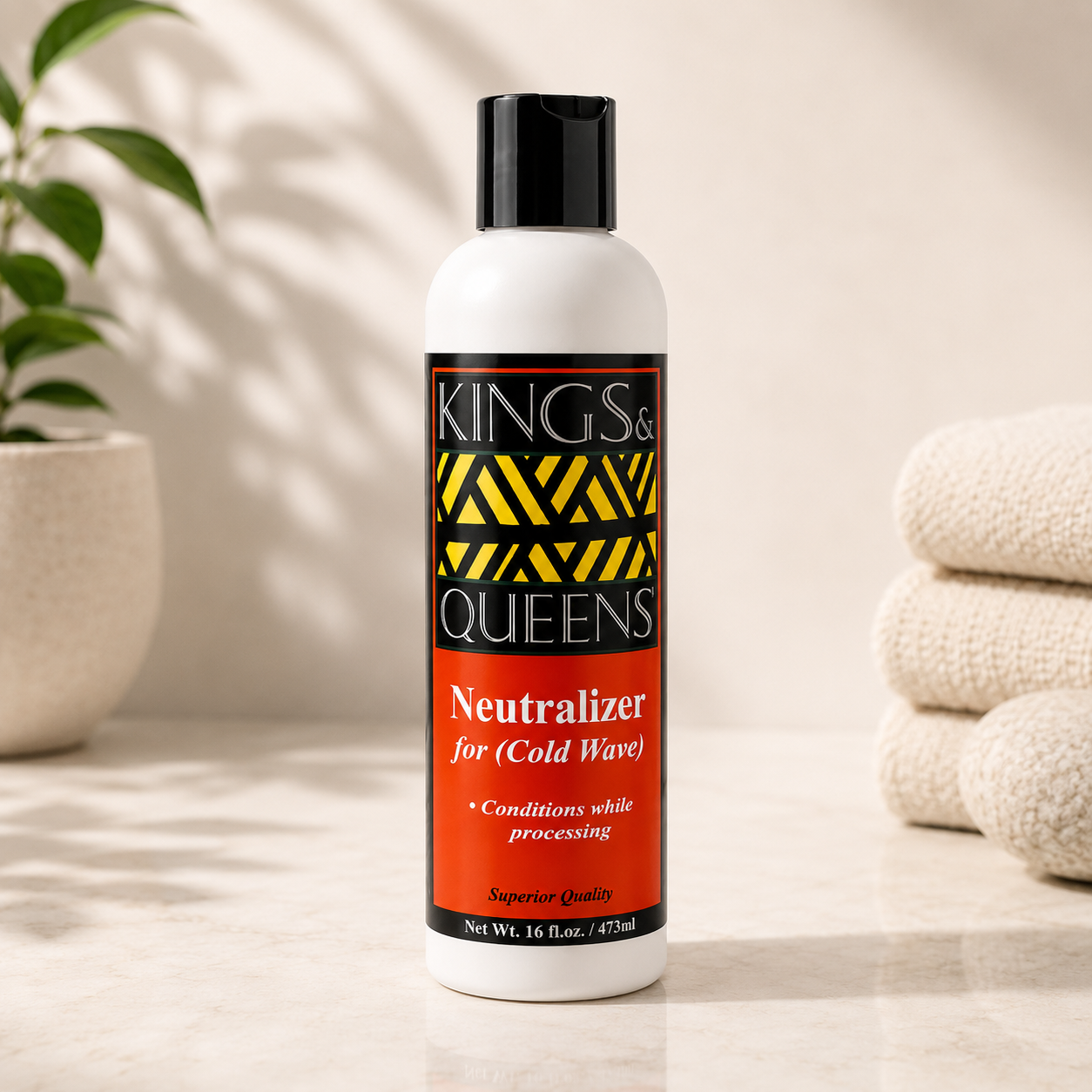 Kings & Queens Neutralizer for Cold Wave (16 fl. oz. / 473 ml)