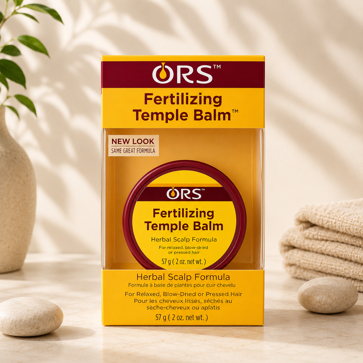 ORS Fertilizing Temple Balm – Intensive Herbal Scalp Formula (2 oz / 57 g)