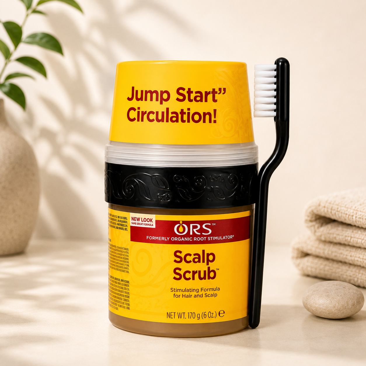 ORS Scalp Scrub Stimulating Formula For Hair And Scalp 6oz