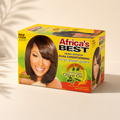 Africa’s Best Herbal Intensive No-lye Relaxer Kit Regular – Dual Conditioning Formula with Olive Oil