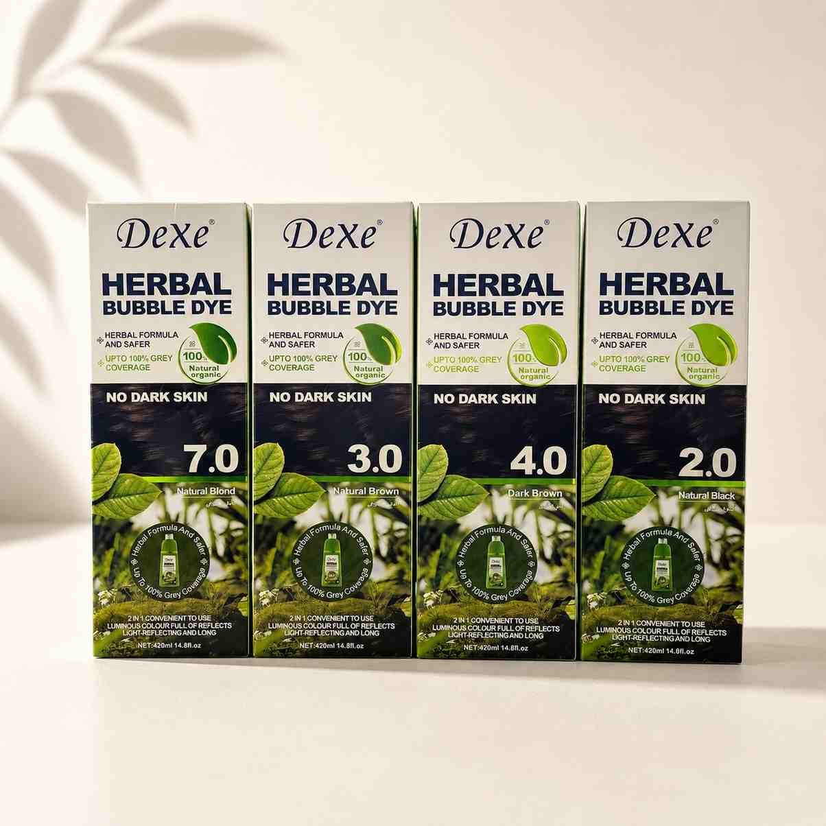 Dexe Herbal Bubble Dye, A 3-in-1 shampoo