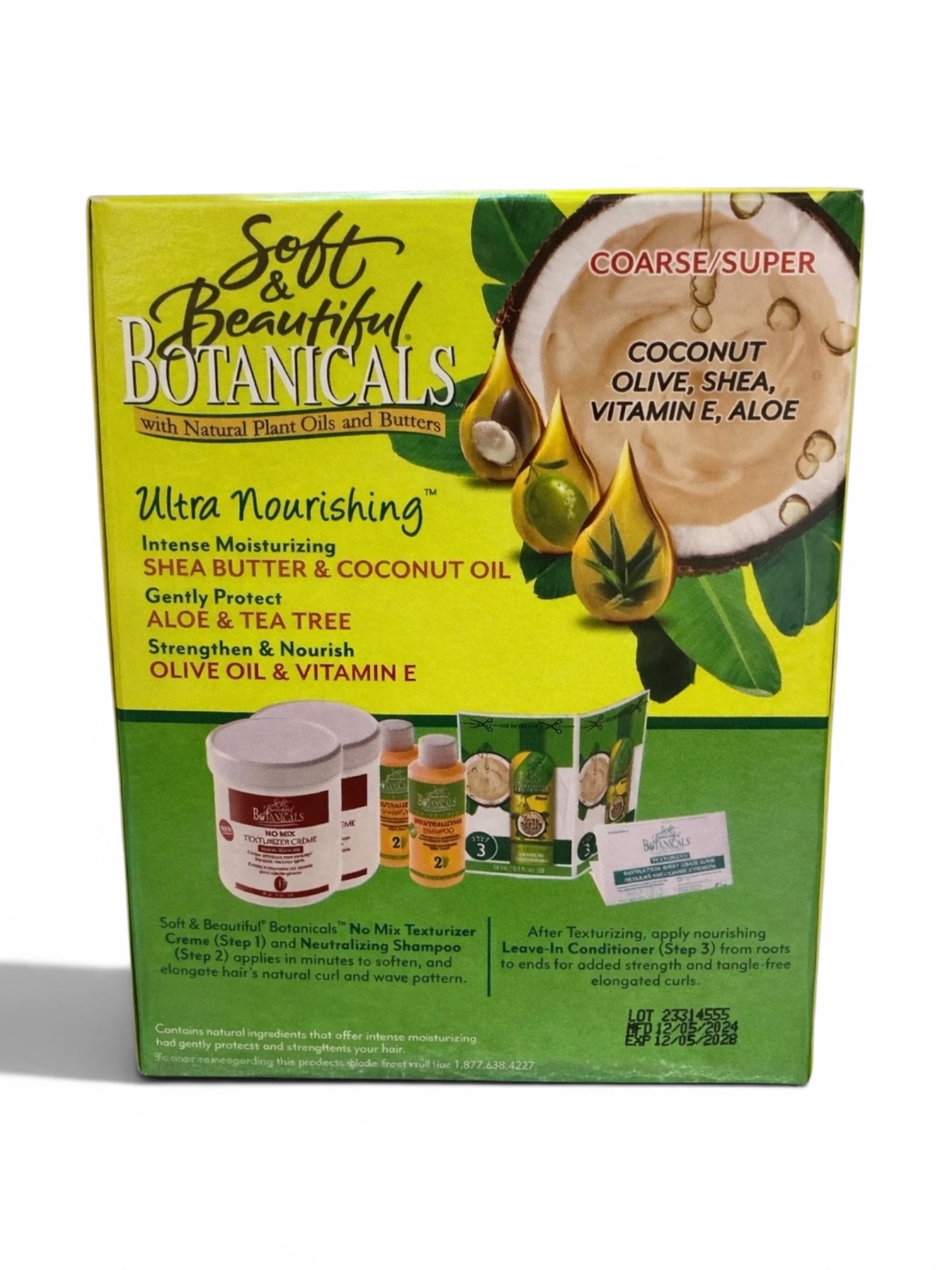 Soft & Beautiful Botanicals No-Lye No-Mix Texturizer (Regular) – Ultra Nourishing Formula