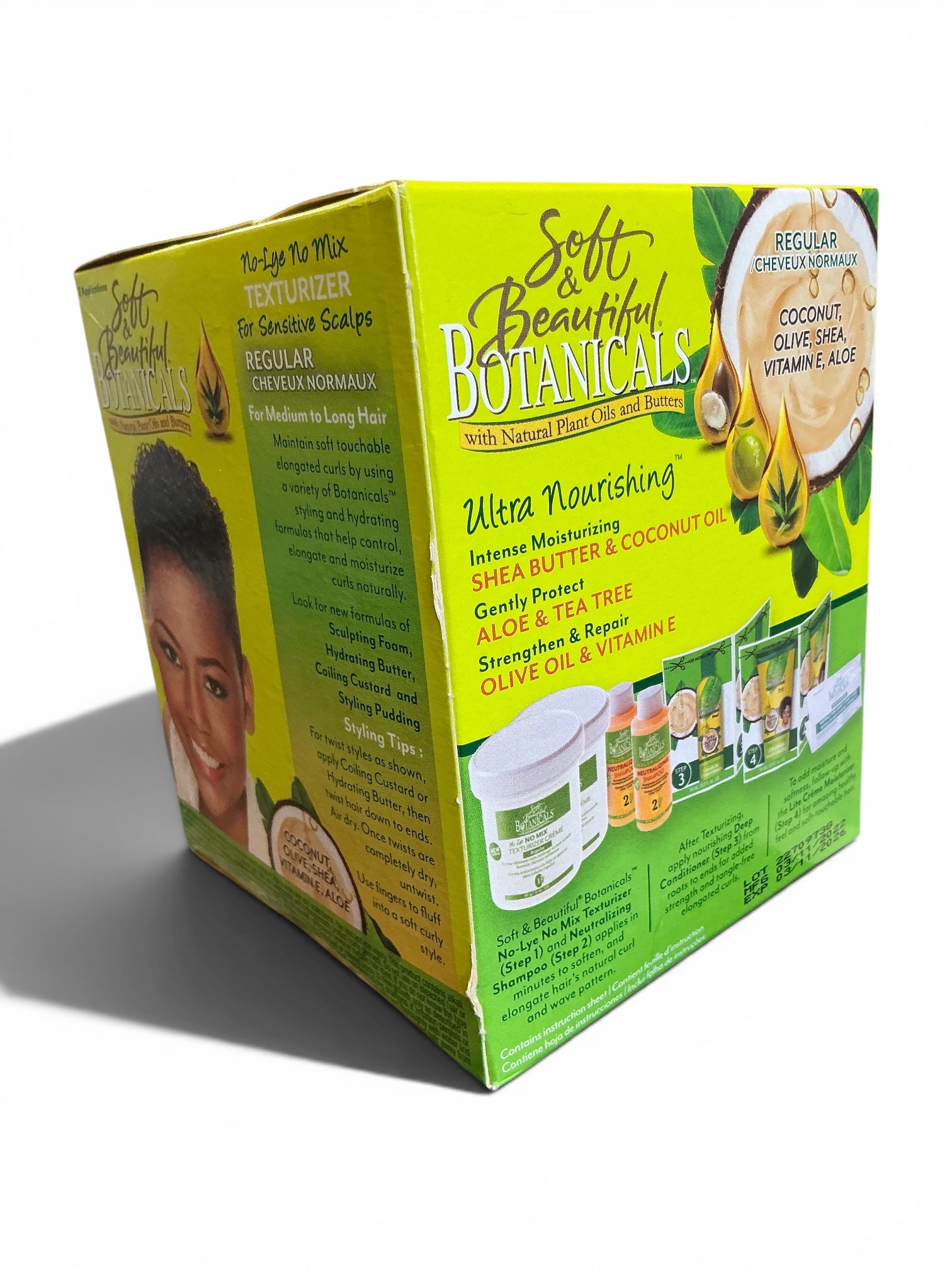 Soft & Beautiful Botanicals No-Lye No-Mix Texturizer (Regular) – Ultra Nourishing Formula