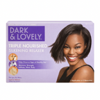 Dark & Lovely Triple Nourished Silkening Relaxer – Healthy-Looking Smooth Hair