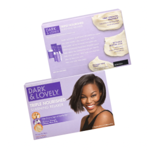 Dark & Lovely Triple Nourished Silkening Relaxer – Healthy-Looking Smooth Hair