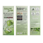 Salon Saga Black Hair Shampoo – Apple Extract Instant Grey Coverage (400ml)