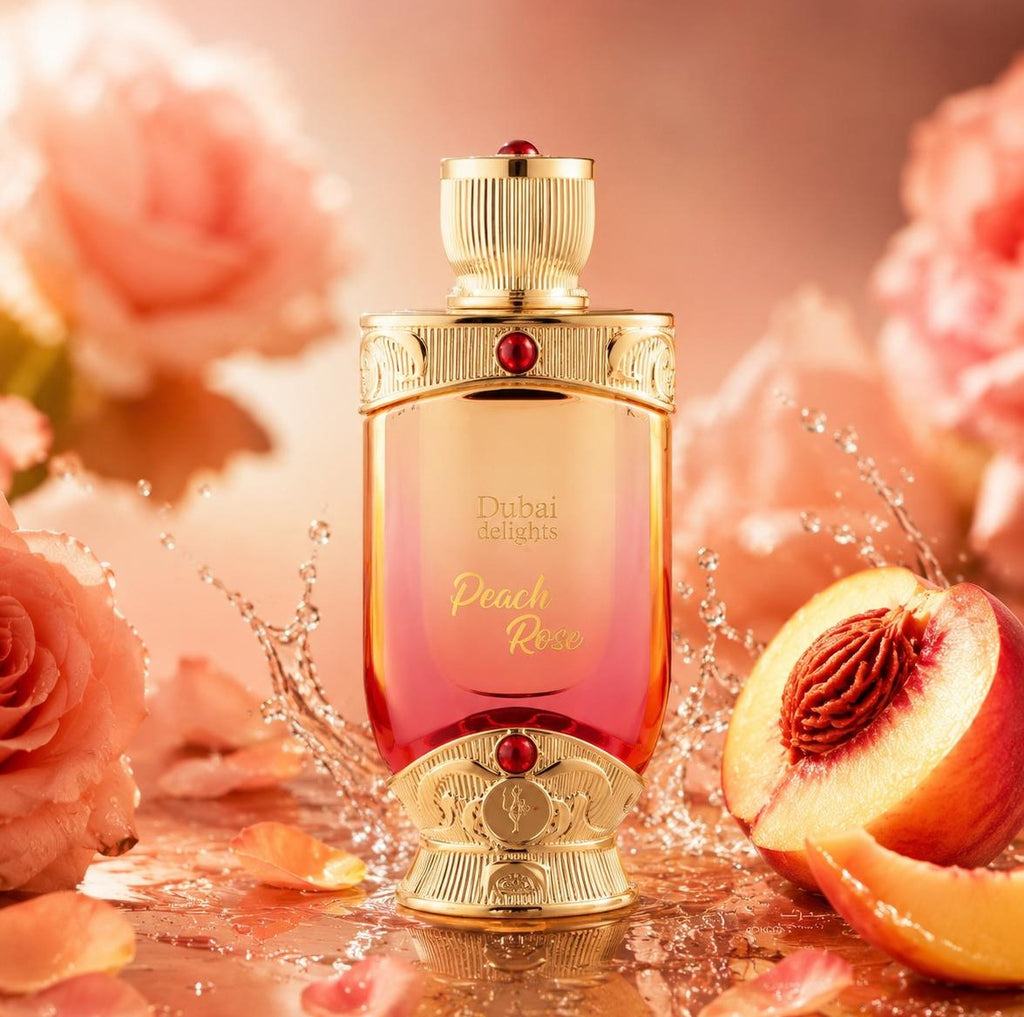 Hamidi Dubai Delights Peach Rose Concentrated Perfume Oil