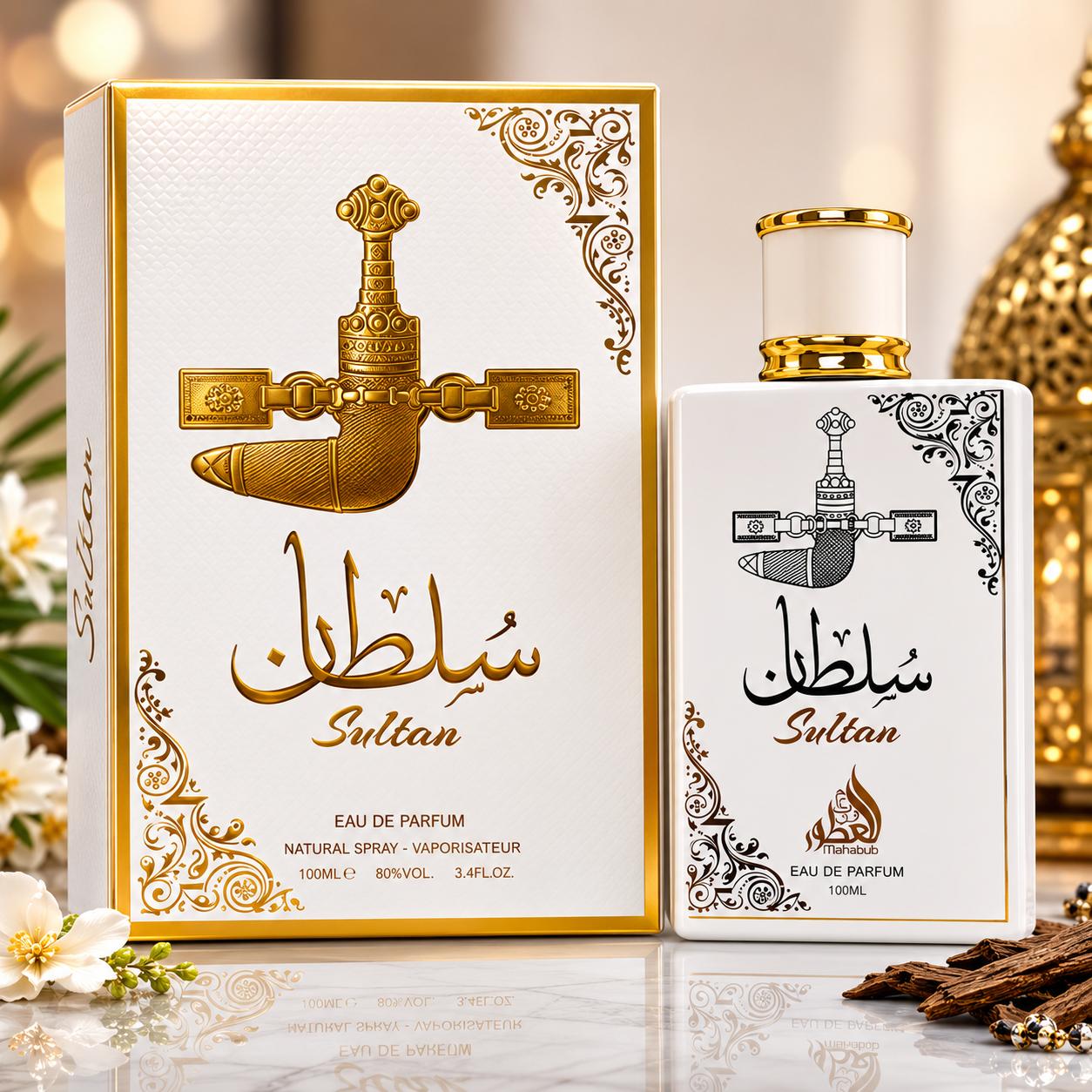 Sultan White Eau De Parfum (100ml) – The Essence of Regal Elegance