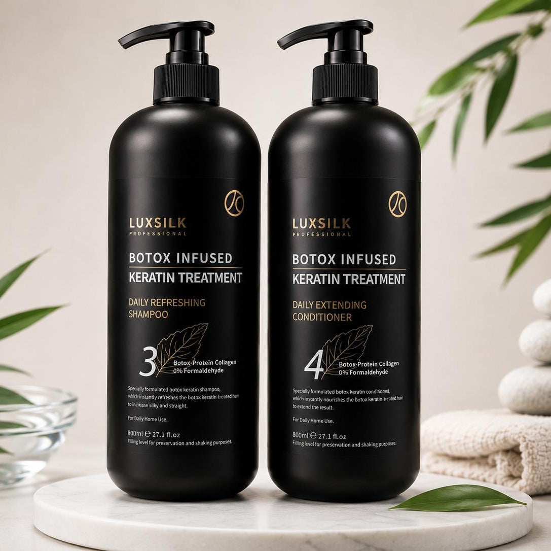 Luxsilk Professional Botox Infused Keratin Treatment Combo (Steps 3 & 4)