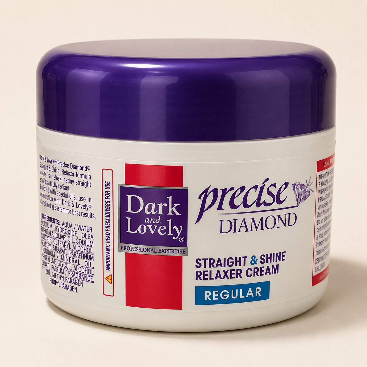 Dark & Lovely Precise Diamond Straight & Shine Relaxer Cream (Regular)
