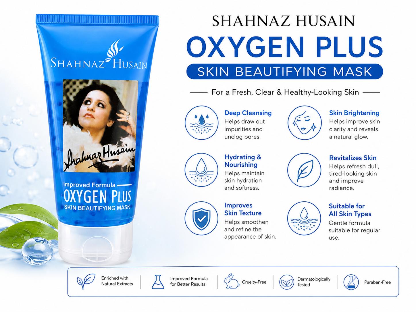 Shahnaz Husain Oxygen Plus Skin Beautifying Mask (150g)