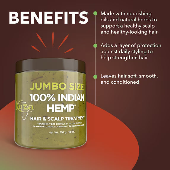 Kuza 100% Indian Hemp Hair & Scalp Treatment.