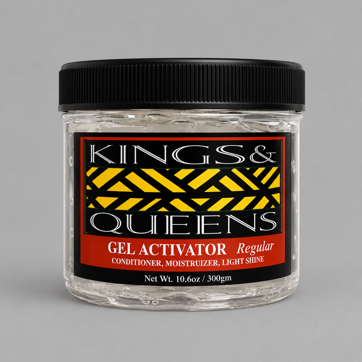 Kings & Queens Gel Activator Regular – Moisturizing Hair Styling & Curl Activator Gel