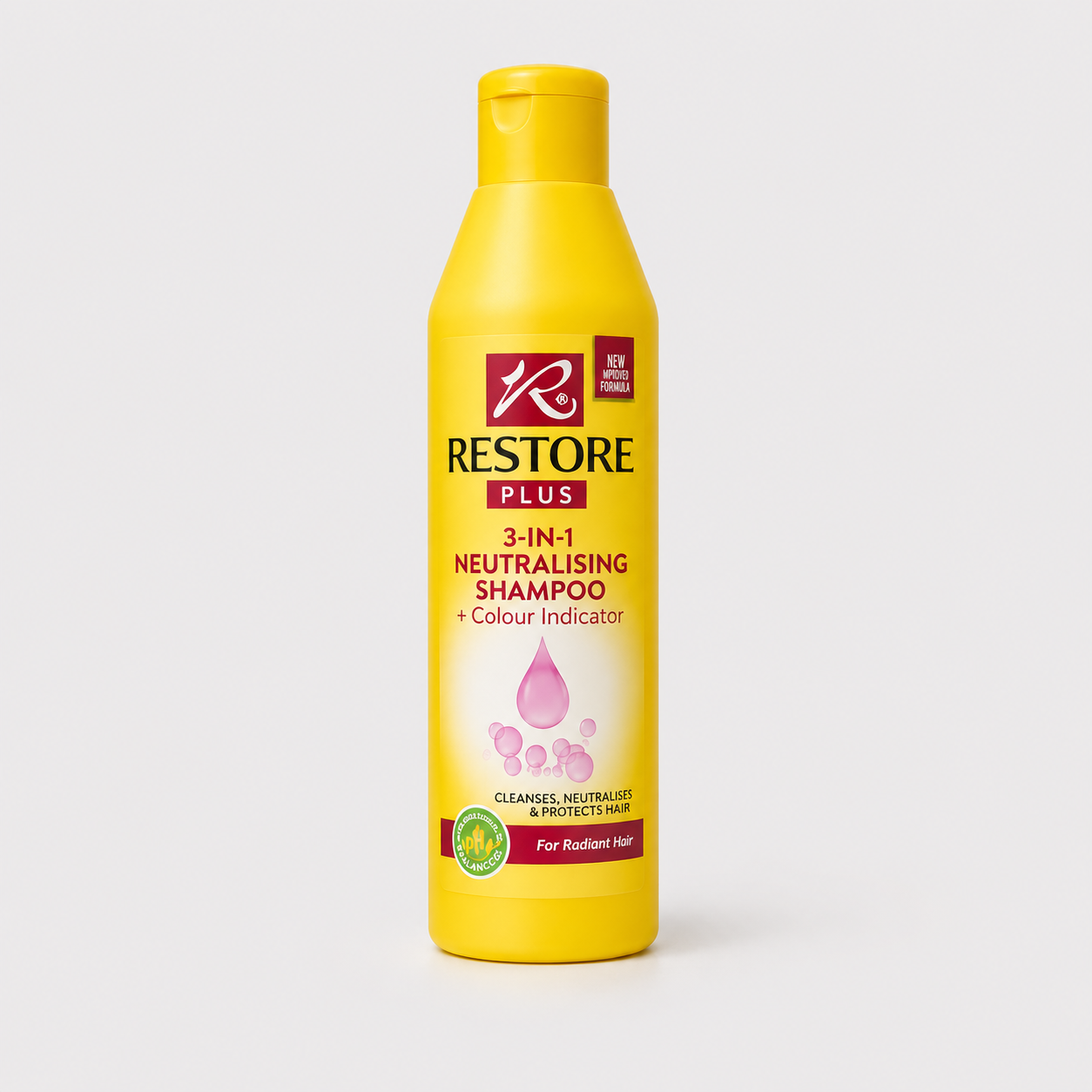 Restore Plus 3-in-1 Neutralising Shampoo + Conditioner – For Relaxed Hair